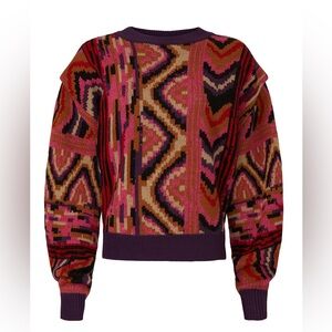 FARM Rio Multicolor Patterned Sweater